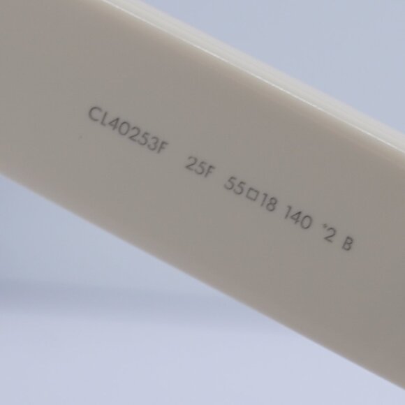 Celine CL40253F 25F TRIOMPHE Square Sunglasses - Cream/Brown Gradient - Picture 9 of 11